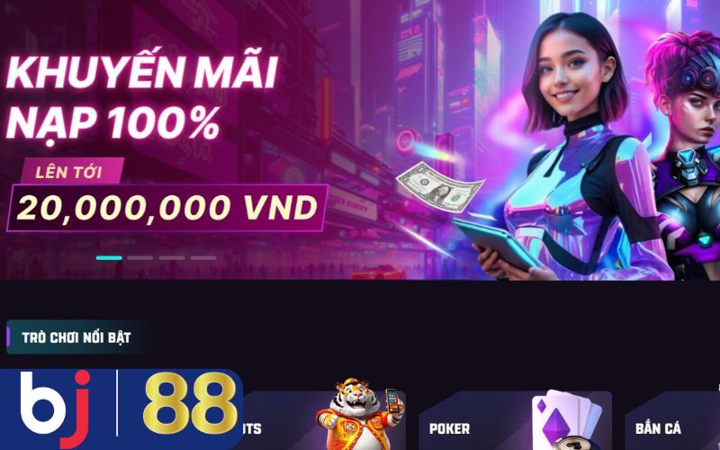 Tặng thưởng 100% cho hội viên khi nạp tiền lần đầu